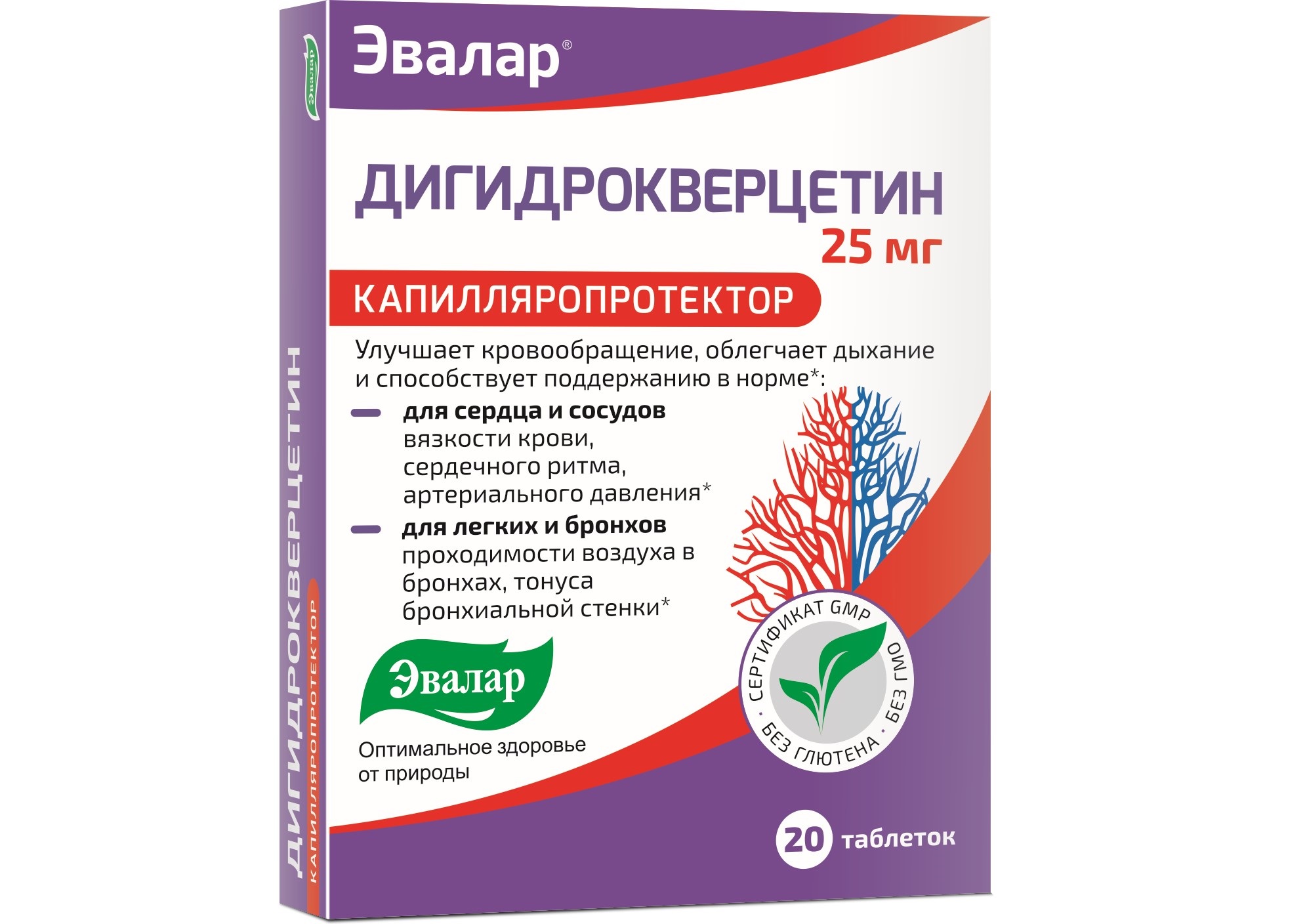 ? Дигидрокверцетин ⇨ облегчает дыхание;